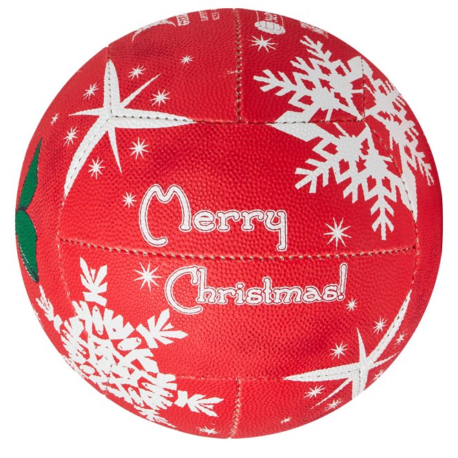 Gilbert Randoms Santa Christmas Novelty Rugby Ball - Size 5