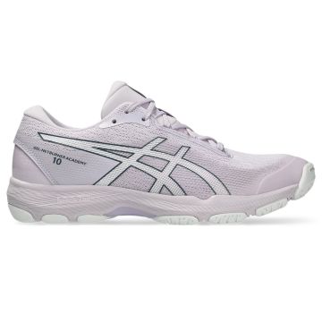 ASICS Academy 10 Dahlia / White Netball Trainers