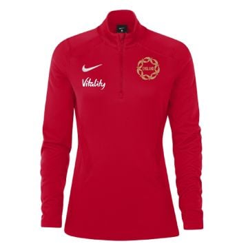 NIke England Roses ¼ Zip Midlayer Red | Youth