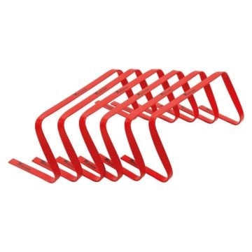 Precision Red 9" Hurdles - Set of 6