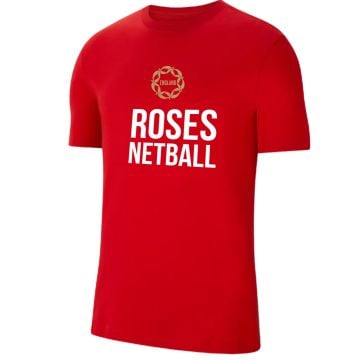 Nike England Roses Red Cotton Tee | Mens
