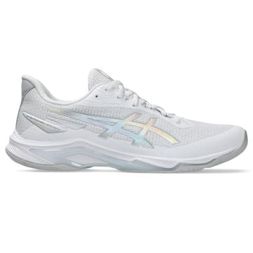 ASICS Ballistic FF 4 White / Pure Silver Netball Trainers