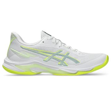 ASICS Ballistic FF 4 White / Safety Yellow Netball Trainers