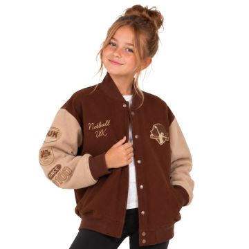 Doodle Bomber Jacket Brown | Youth