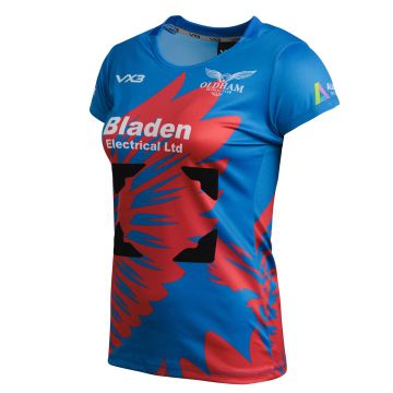 Oldham Netball Club VX3 Velcro Court Tee | Womens