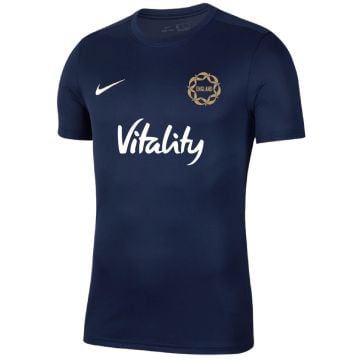 England Roses Short Sleeve Training Shirt Navy | Mens