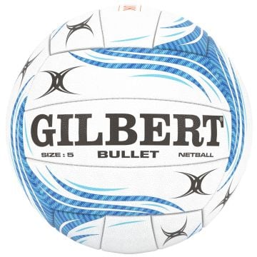 Gilbert Bullet Netball White/Blue