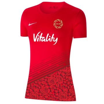 England Roses Short Sleeve Training Shirt Red | Womens