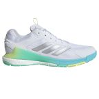 Adidas Netcourt Elite White / Silver Metallic / Mint Netball Trainers