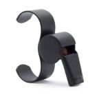 ACME Thunderer Metal Matt Black Fingergrip Whistle